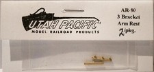 Utah Pacific HO #80 (3 Bracket Arm Rest) (Brass Casting) Made in USA (1:87th)