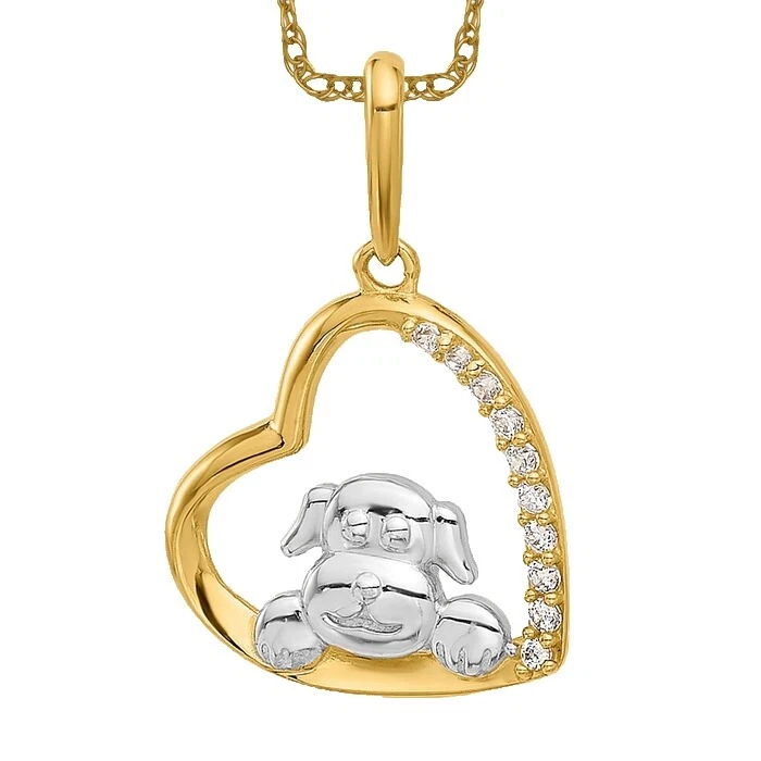 Multi-Tone Gold Plated Charm Fashion Necklaces & Pendants