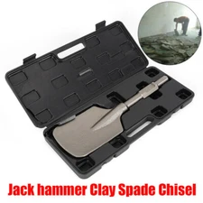 US Jack Hammer Clay Spade Shovel Chisel Bit 1-1/8" Hex Shank Demolition Hammer