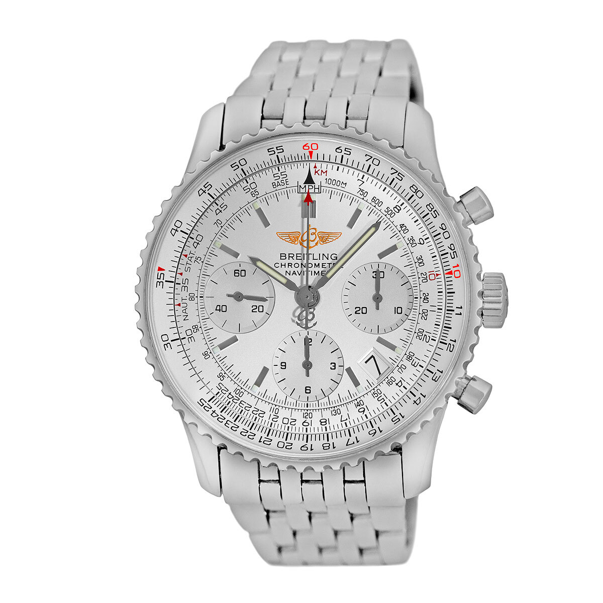 Breitling Navitimer A23322用SSブレースレット BREITLING Stainless Steel 41.8mm Navitimer Chronograph