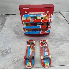 Tech Deck 5 Foundation Boards With Display Rack With Accessories Red