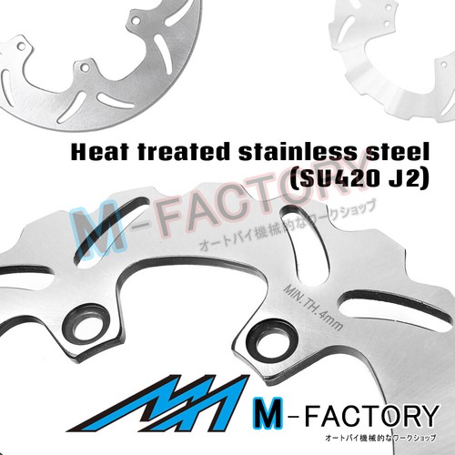 Front Brake Disc MX Rotor x1 Fit HONDA CRF250 R 04-14 05 06 07 08 09 10 11 - Foto 2 di 2