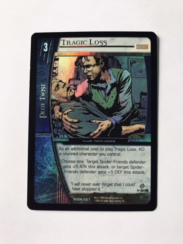 HOLO TRAGIC LOSS 1st EDITION CARD VS SYSTEM *402 MSM-067 WEB OF SPIDER-MAN - Picture 1 of 1