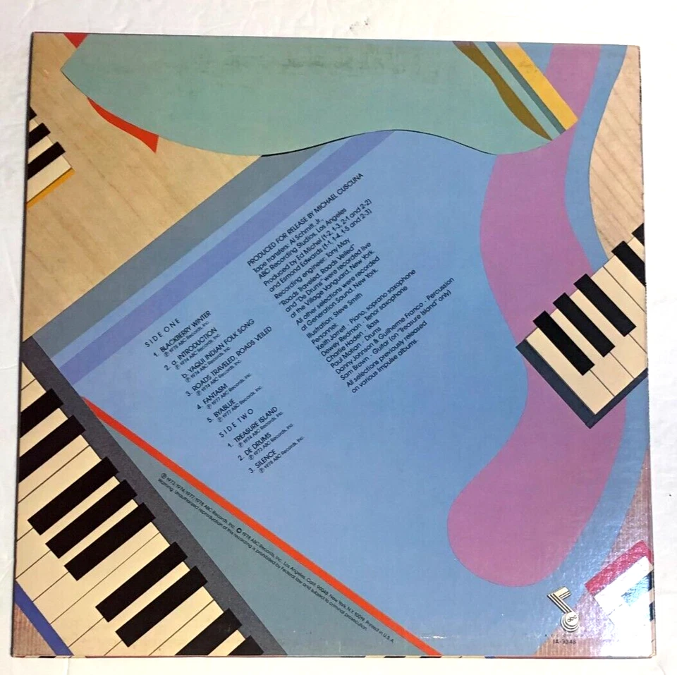Best of Keith Jarrett by Keith Jarrett LP jazz piano Vg+ - Image 2 of 2