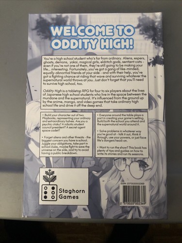 Oddity High! Desktop RPG Hardcover Book - Picture 2 of 2