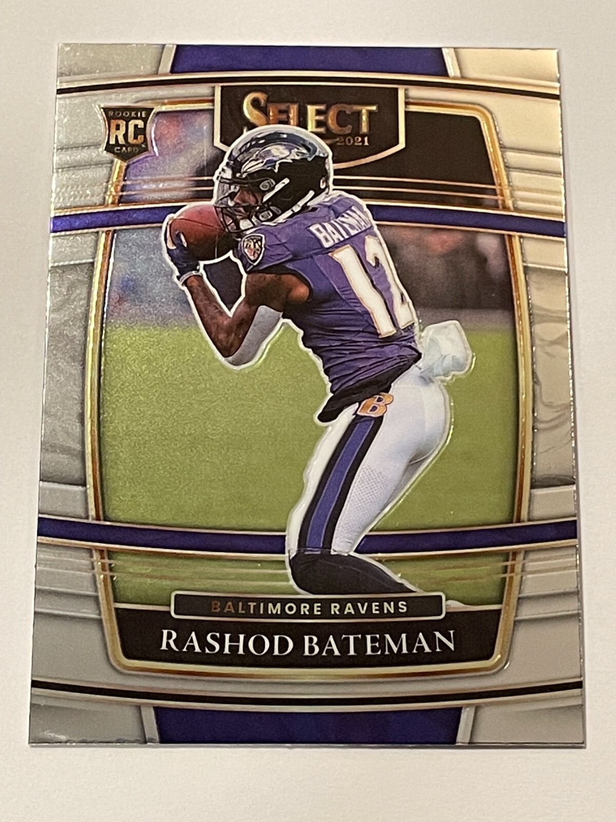 2021 Panini Select Football Concourse #55 - Rashod Bateman RC - Baltimore Ravens