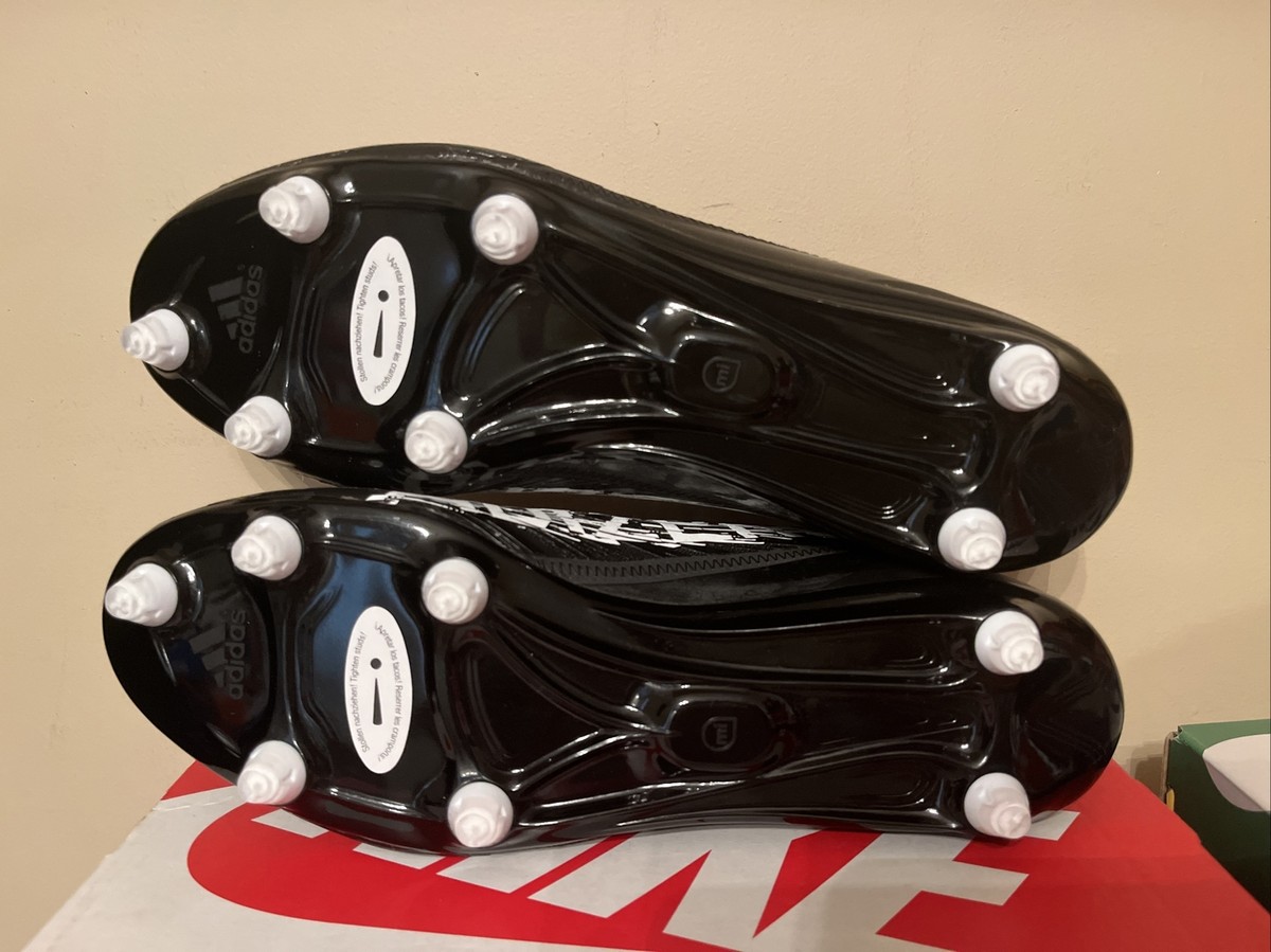 Adidas adizero 22 Detach Black White Football Cleats HR1614 