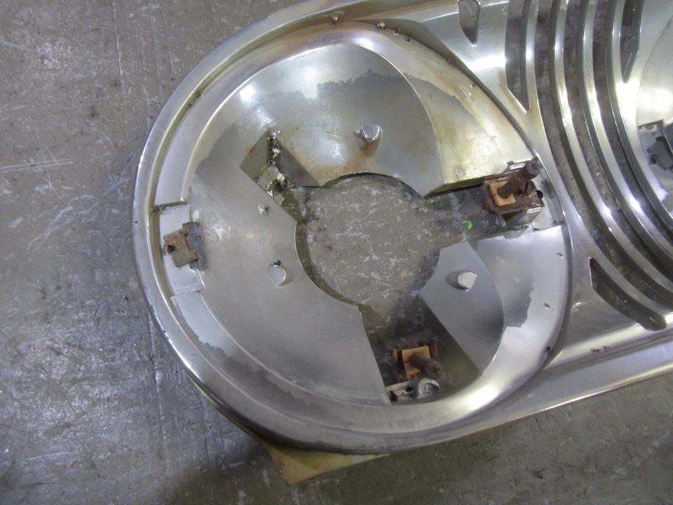 Mercury Meteor 600 1961 faro delantero exterior cromo moldura base DF Foto 3 de 4