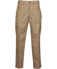New Rugged Professional Cargo Work Pants Khaki Industrial Uniform Reed Flex