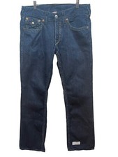 True Religion Jeans Mens Straight Triple White Stitch 33 on Tag..Measures 36 