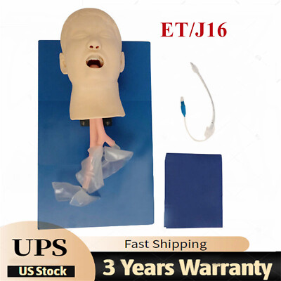 Medical Intubation Teach Head Child Teaching Model Intubation Manikin with Tube