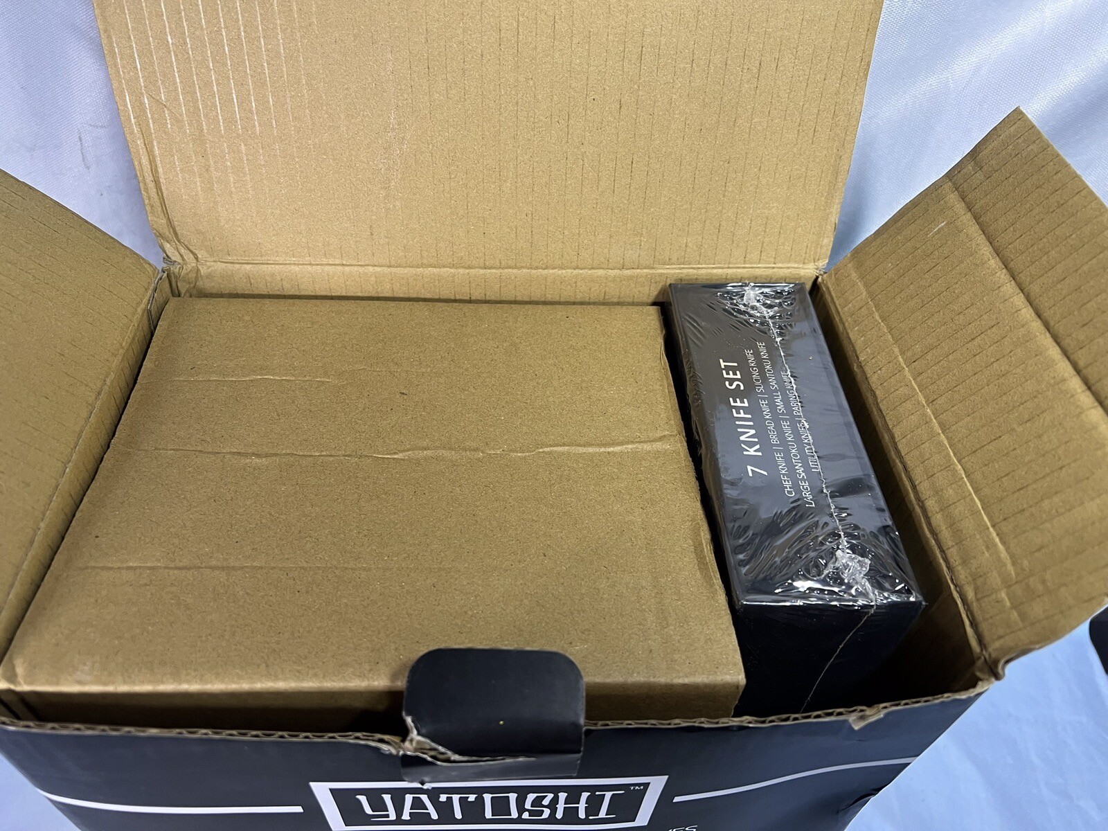 Yatoshi 13 Knife Block Set Ultra Sharp High Carbon Steel New Sealed