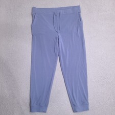 Cozy Earth Mens Bamboo Jogger Pants 2XL Blue Drawstring Lounge EUC