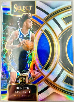 Dereck Lively RC 2023/24 Panini Select Premier SILVER PRIZM #111 Rookie Mavs SP