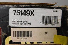 1993-97 Ford Ranger Omnigard Bug Deflector Carbon Fiber Hood Shield; 75149X