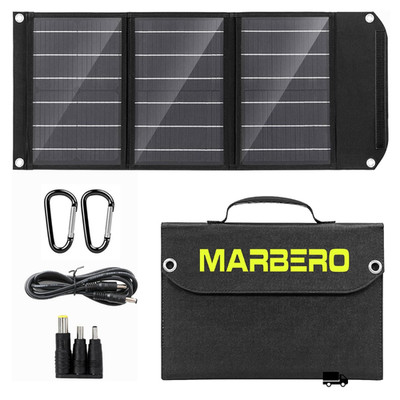 Marbero 30W Solarpanel 16,5V QC3 USB Type-C DC Ausgang