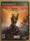 Warhammer 40,000: Fire Warrior (Sony PlayStation 2, 2003) CIB W/Reg Card