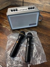 Karaoke Machine w 2 Wireless Microphones