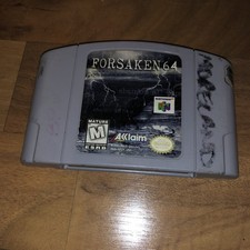 Forsaken 64 Nintendo 64 N64 Game Tested Authentic Cartridge Only - Writing