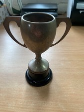 1972 "OLD BIRD AVERAGE" PIGEON RACING EPNS 13.5cm-TALL TROPHY (P3)