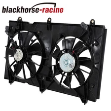 19015RAAA01 Dual Radiator Cooling Fan For 2003-2007 Honda Accord EX LX DX 2.4L