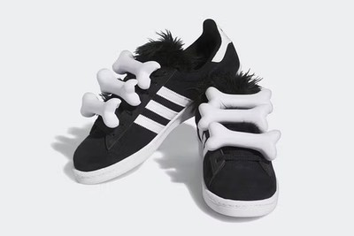 ADIDAS ORIGINALS JEREMY SCOTT BONES CAMPUS 80S SNEAKER SCHWARZ UK 9 NEU MIT ETIKETT