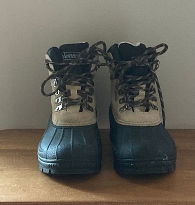 Coleman Women s Thinsulate Glacier Winter Boots Size 8 Black/Beige Leather Upper