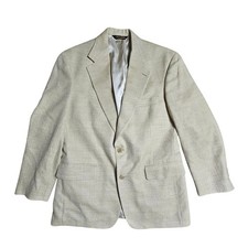 Brooks Brothers Herringbone Two Button Sport Coat Blazer Mens 40 SH Quiet Luxury