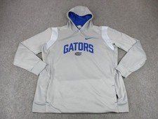 Florida Gators Hoodie Mens Extra Large Gray NCAA Football Nike On Field Pullover