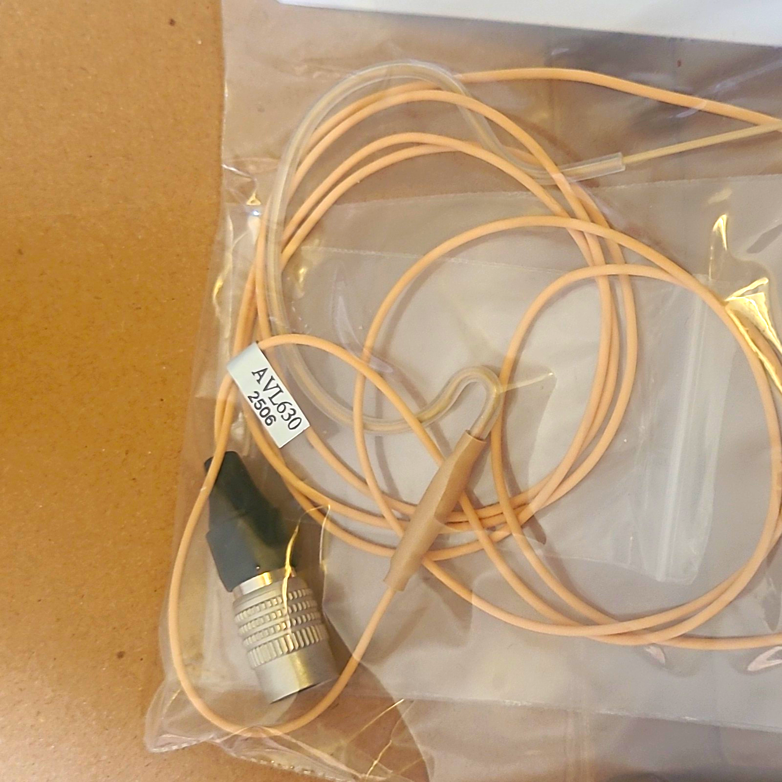 AV-JEFE AVL630 Beige Earhook Earset Condenser Omni Mic for AKG PT40-PT480