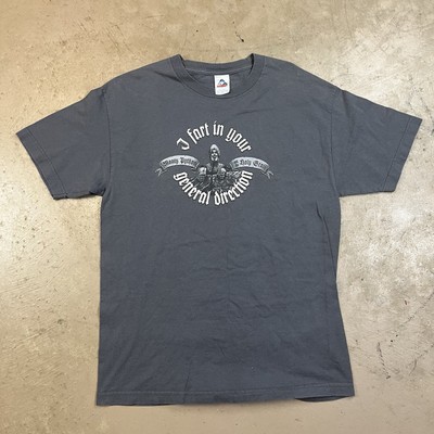 Vintage Monthy Python and the Holy Grail T-Shirt Size Large Gray Movie Promo