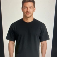 Gildan Mens G500 Premium Short Sleeve Heavy Cotton Plain Blank Casual T-Shirt