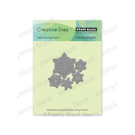 Penny Black Creative Cutting Dies - Dancing Snowflakes 51-708