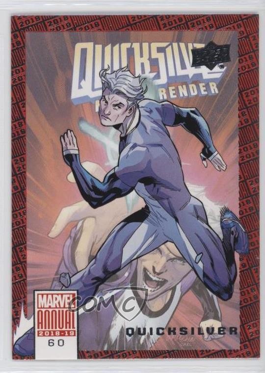 2018-19 Upper Deck Marvel Annual Quicksilver #60 2a1