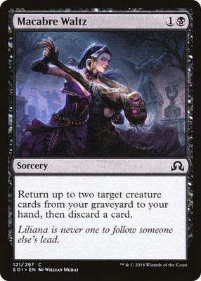 Macabre Waltz #121 (LP) Shadows over Innistrad SOI Magic MTG