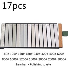 6X Grit Diamond Stone Knife Sharpener Household Kitchen Sharpening System Kit