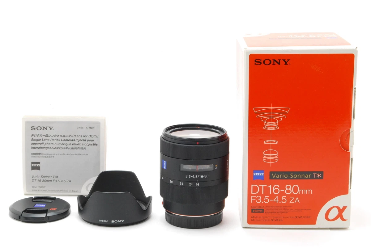 ZEISS Vario-Sonnar T* Camera Lenses 16-80mm Focal f/3.5-4.5