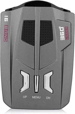 360° Radar Detector - Long Range Detection with Voice Alerts for Your Vehicle