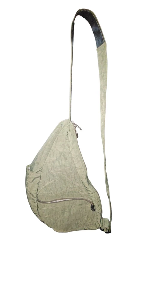 Bolso de Mano Ameribag 17" Saludable Nailon Envejecido (Pequeño) Verde  Foto 2 de 4
