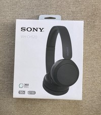 Sony WHCH520 Compact Easy Carry Wireless Bluetooth On Ear Headphones Black New