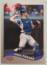 2003 Topps Kanebo Japanese Jorge Posada #20 - Silver Variation SSP 2002 SP