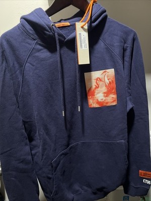 Heron Preston Dark Blue Hoodie 