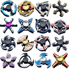 Rainbow Metal Fidget Spinner   Zinc Alloy Stress Relief Toy for Adults Teens