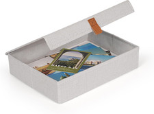 Decorative Photo Storage Box, Photo Boxes Storage with Lids Keepsake Box to Stor