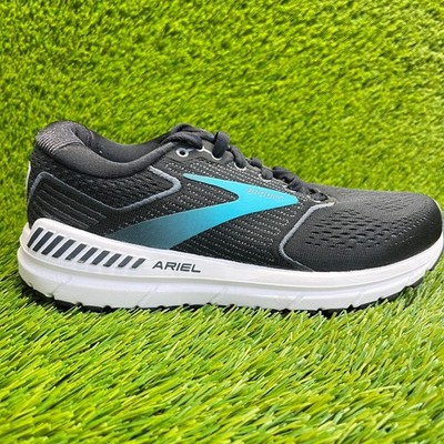 Brooks Ariel 20 Womens Size 7.5 Black Blue White Athletic Running Shoes Sneakers