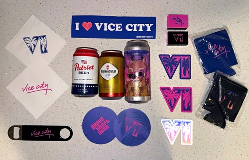 Grand Theft Auto IV - GTA 6: 3 Beer Bundle (Patriot, Pibwasser & No Mames) +Swag - product listing photo