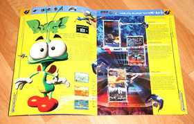 Sega Saturn Vintage German Promo Booklet / Flyer Virtua Fighter Shinobi Rayman