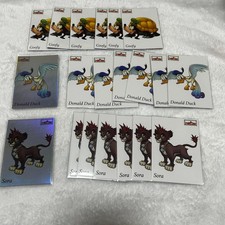Disney Kingdom Hearts Card Bundle Sol, Donald, Goofy Hologram Collectibles