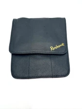 Rembrandt Black Leather Hairdressing Scissor Pouch Holster