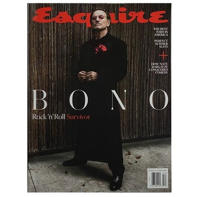 ESQUIRE MAGAZINE Summer 2025 NEW U2 s  Bono: Rock & Roll Survivor  USA Edition